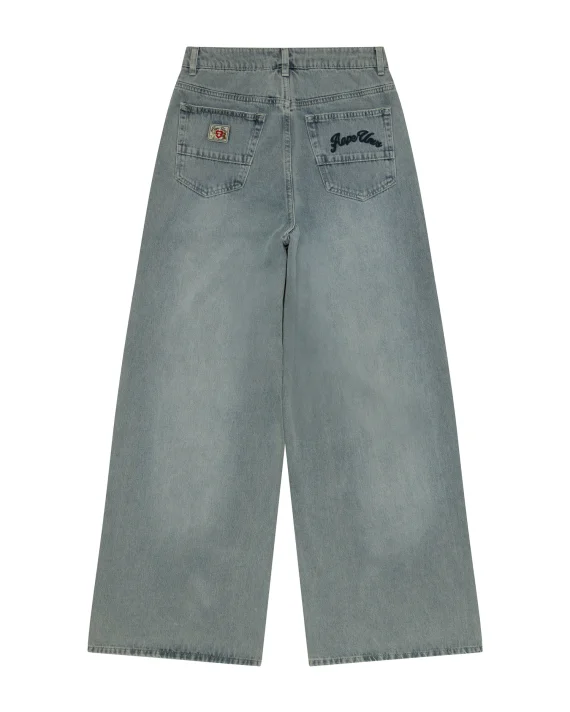 ايه ايه بي إي AAPEUNVS wide-leg jeans